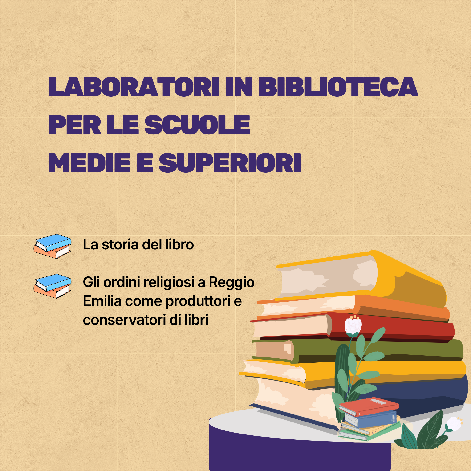 Laboratori in biblioteca per le scuole medie e superiori